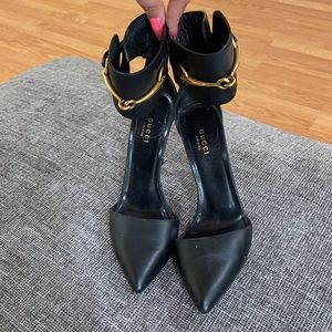 Authentic Gucci Black Heels!!